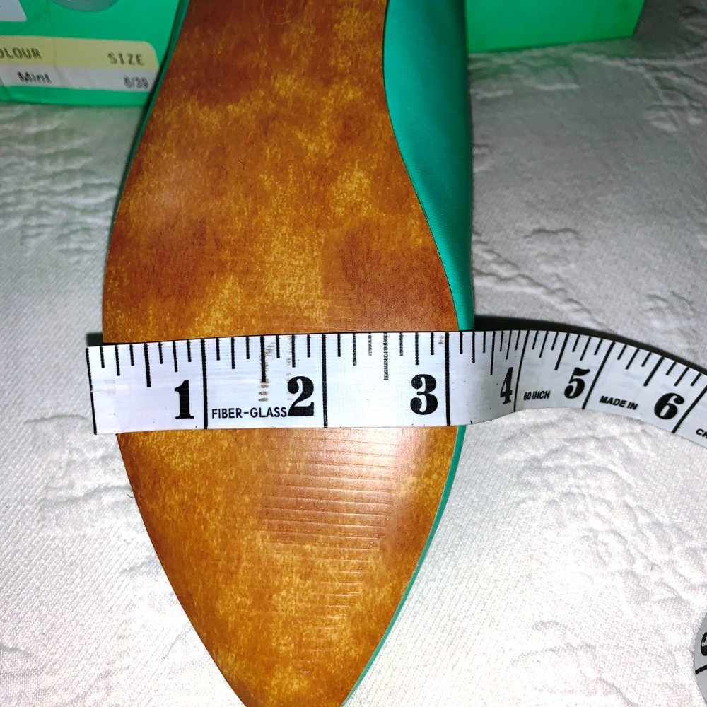 Pointy Toe Retro Pinup Ballet Flats Collectif Lulu Hun London Lidia MINT 8 NWT - Picture 11 of 14